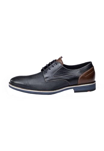 LLOYD Herren Schnürschuhe Harris, Männer Businessschuhe,Businessschuhe,Anzugschuhe,schnürung,Office,büro,Freizeit, Midnight/D.Brown, 43 im Sale